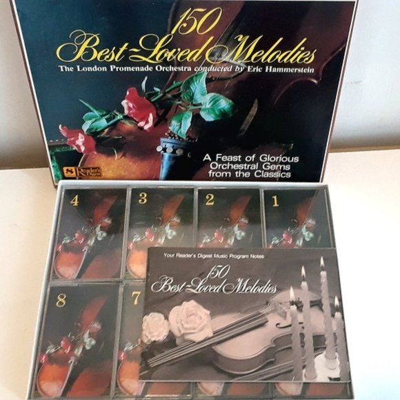 1 box of 8 cassette tape best love melody song - Picture 1 of 5